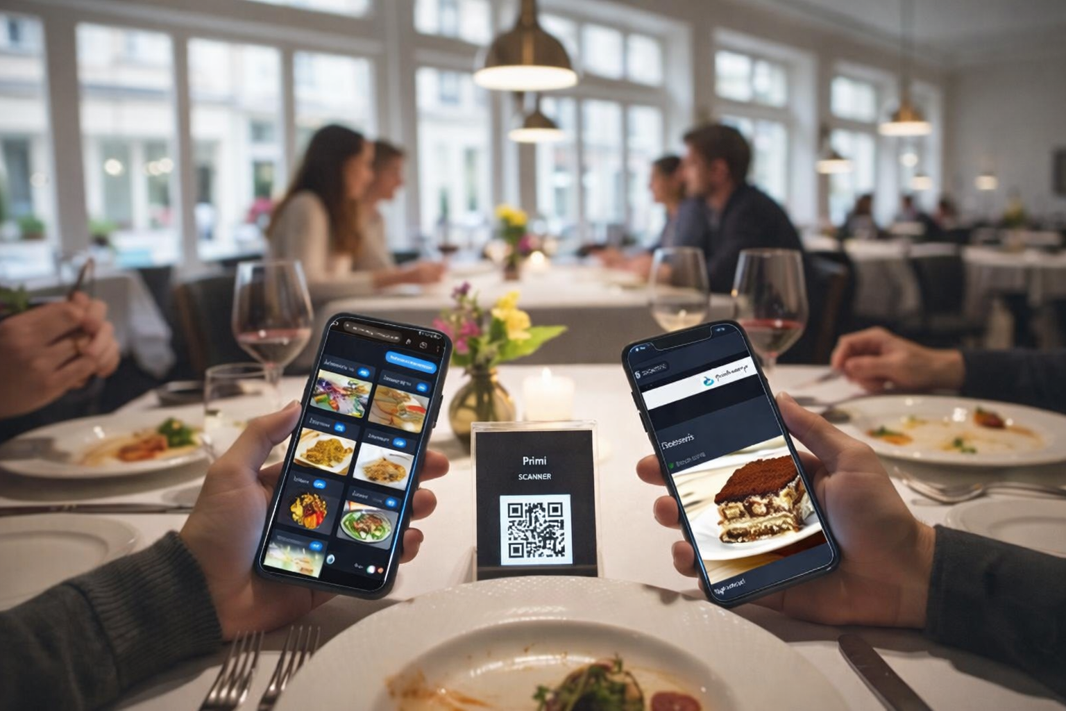 Menù digitale con QR Code